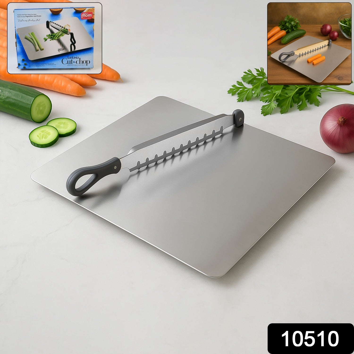 Stainless Steel Vegetable Slicer & Cutter Stainless Steel Vegetable Slicer & Cutter